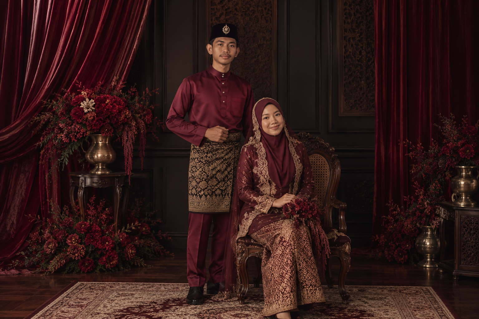 Foto placeholder pasangan Ria dan Andri